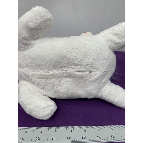 Puppy Surprise White Puppy Purple Accent Sparkly PS Pink Collar Bow Tail Three B - Picture 12 of 13